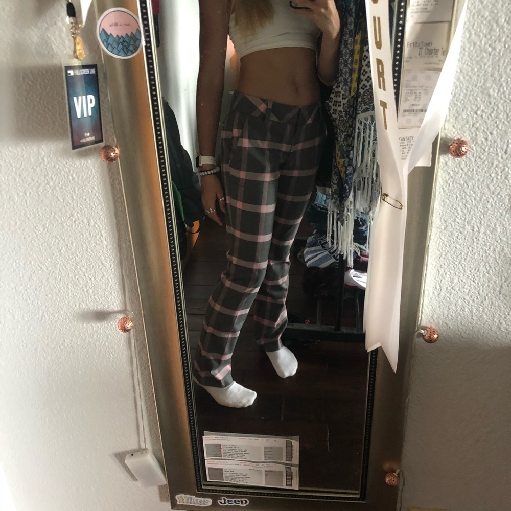 Plaid pants